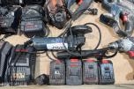 Større parti Bosch Professional 18V elektroverktøy, batterier og ladere