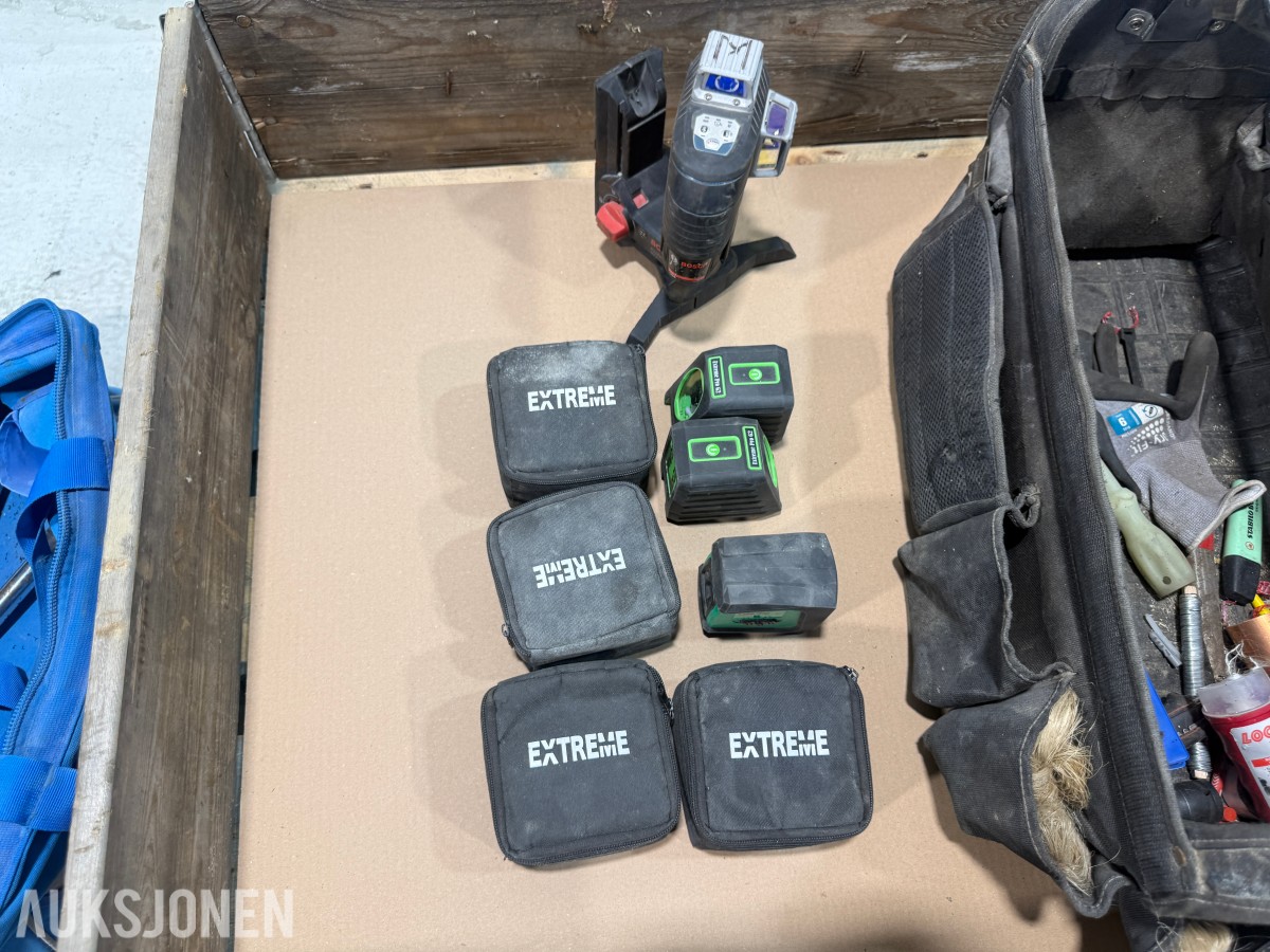 Bosch GLL 3-80 C linjelaser med Extreme Pro G2 lasere
