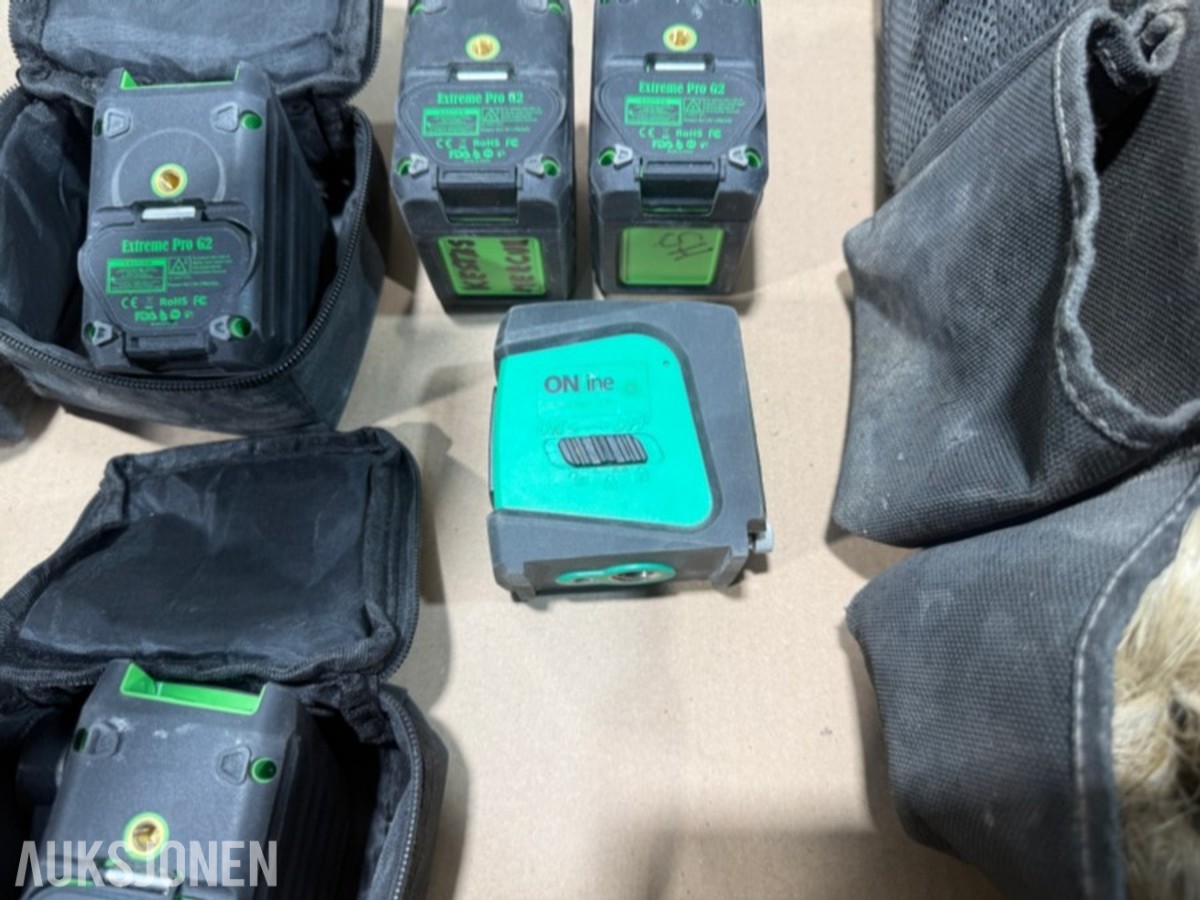 Bosch GLL 3-80 C linjelaser med Extreme Pro G2 lasere