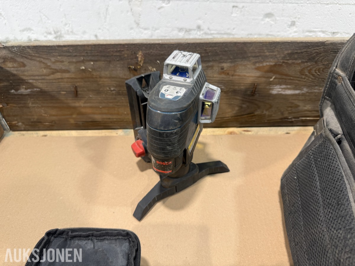 Bosch GLL 3-80 C linjelaser med Extreme Pro G2 lasere