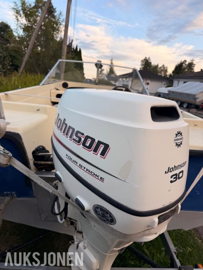 1990 SeaRay 160 båt med motor og henger