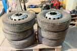 2019 6 stk Iveco felger med Michelin 225/75R16C sommerdekk