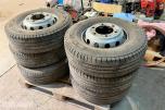 2019 6 stk Iveco felger med Michelin 225/75R16C sommerdekk