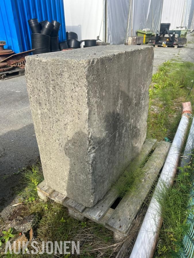 Betonglodd/motvekt Triangel feste