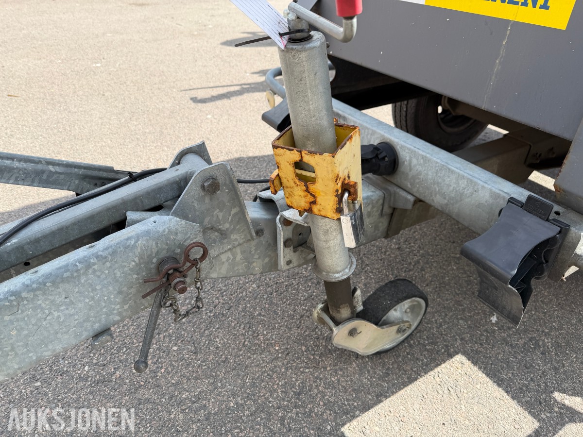 Atlas Copco QAS20 - tilhengermontert strømaggregat 20kVA - 16kW
