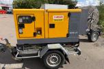 Atlas Copco QAS20 - tilhengermontert strømaggregat 20kVA - 16kW