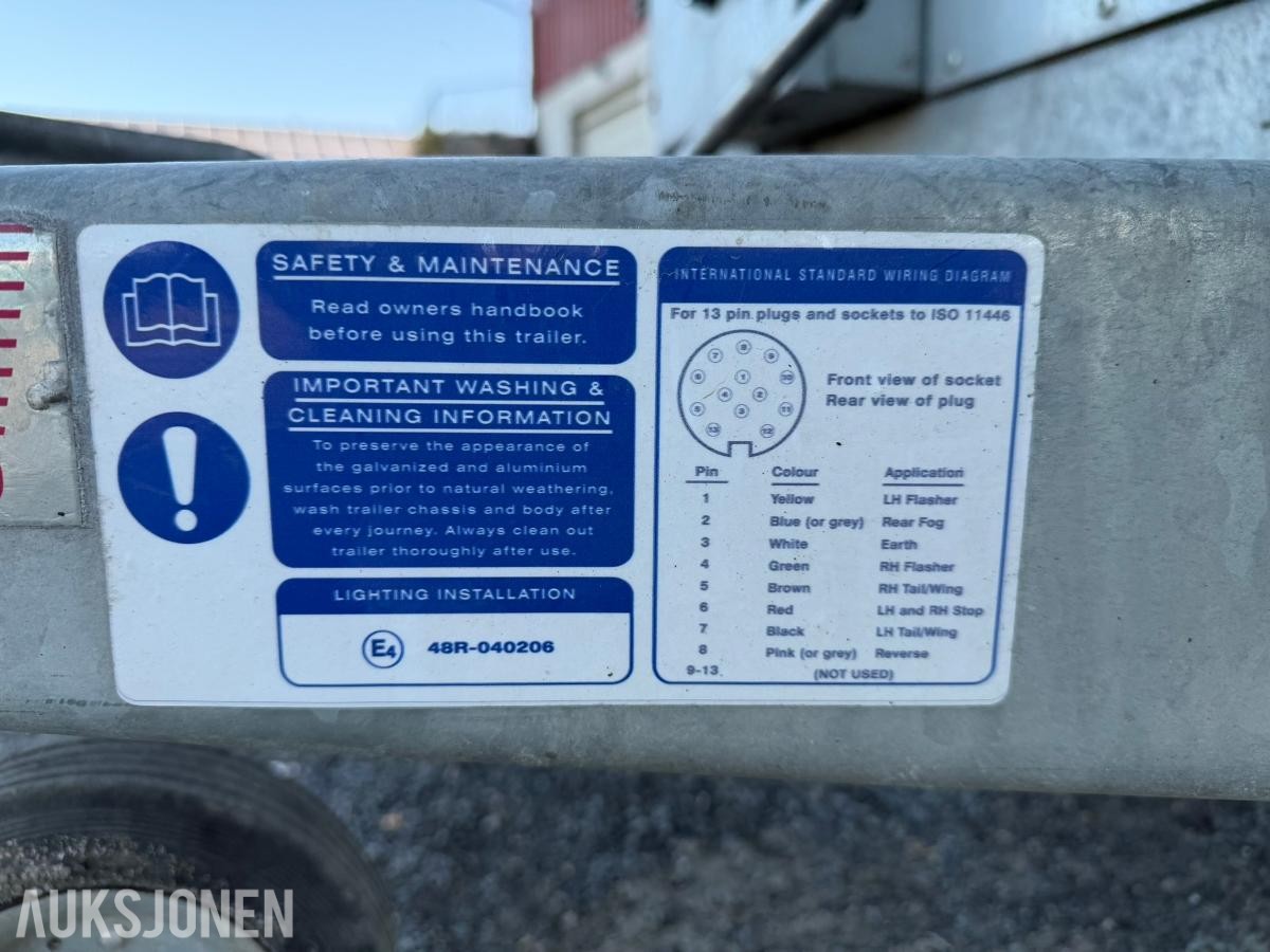 2025 Ifor Williams TT2515 Tipphenger m/LED-lys