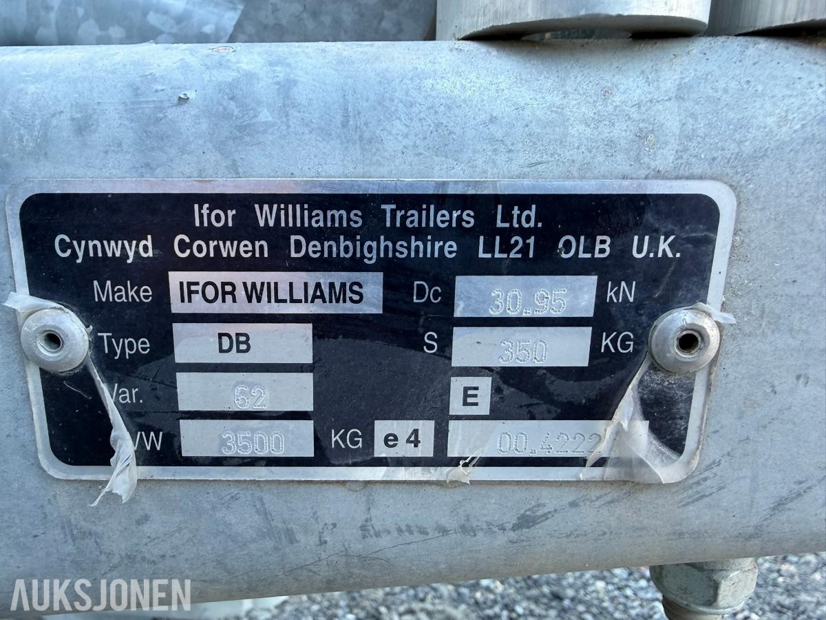 2025 Ifor Williams TT2515 Tipphenger m/LED-lys