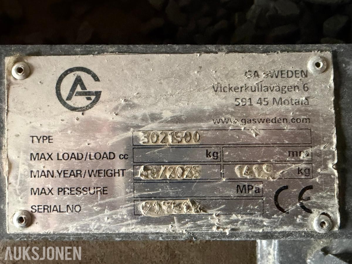 2025 GA avrettingsbjelke med rulle