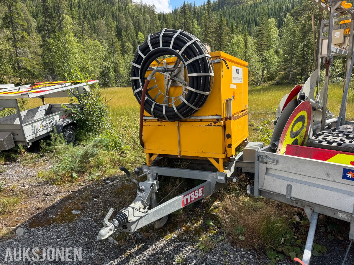 Andre Bini 610 Steamkjele på henger