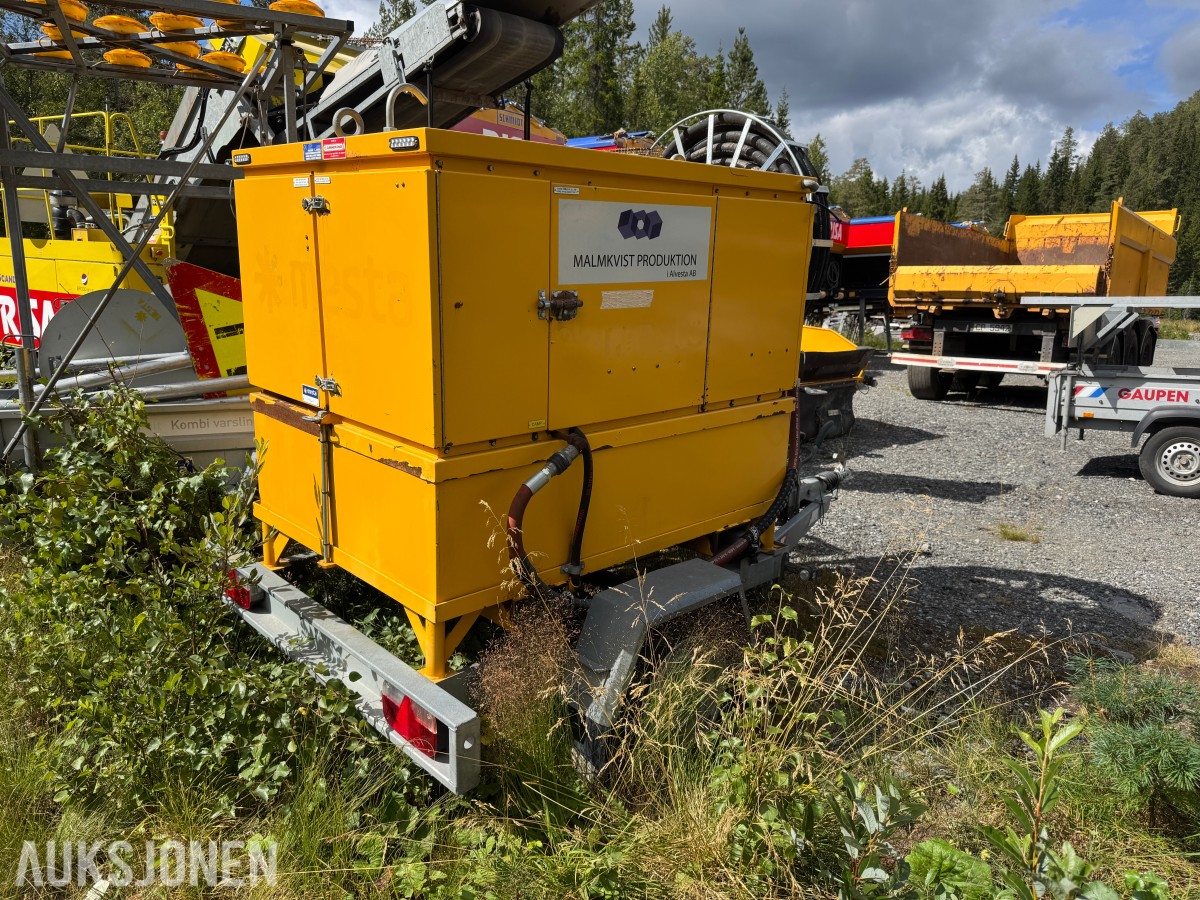 Andre Bini 610 Steamkjele på henger