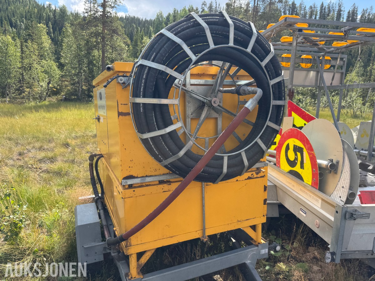 Andre Bini 610 Steamkjele på henger