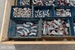 Stort parti pressfittings og rørdeler