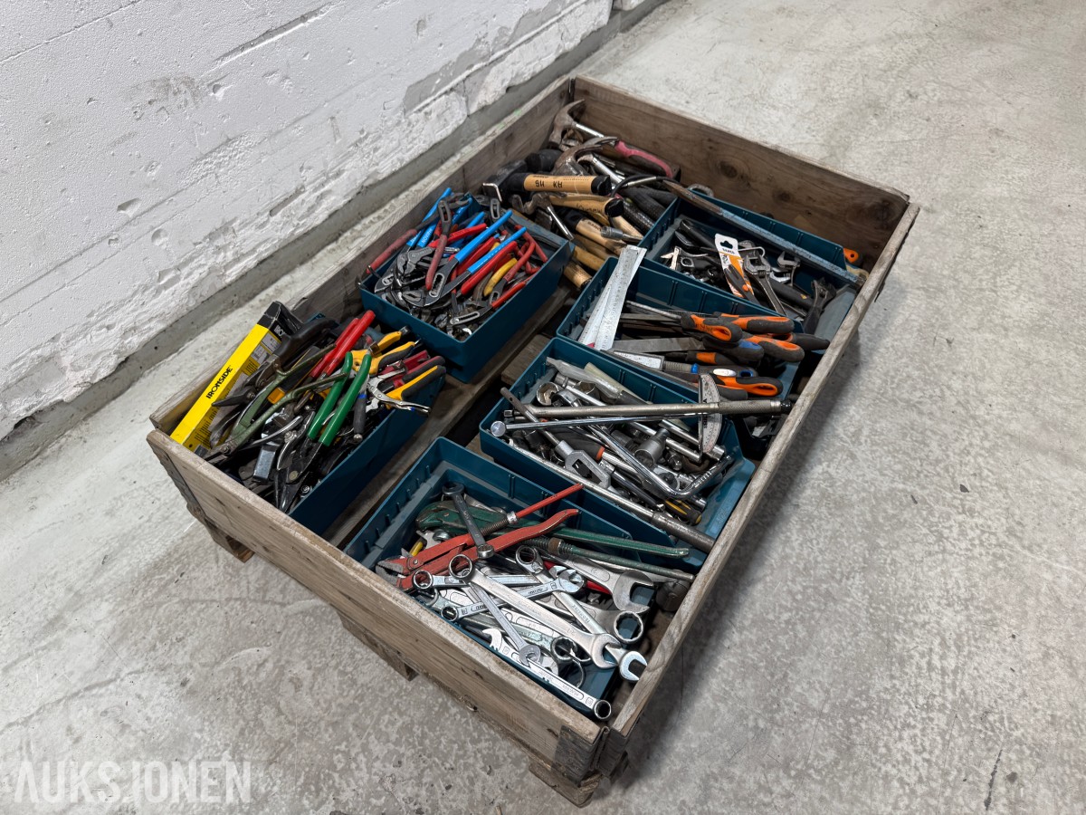 Verktøyparti med håndverktøy – Bahco, Knipex m.fl.