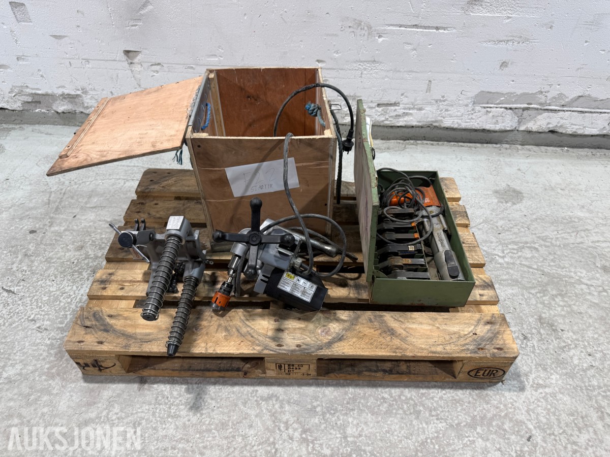 RIDGID HC-300 og Novopress rørverktøy med pressbakker