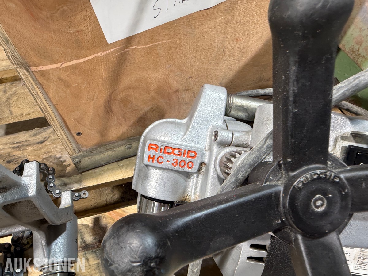 RIDGID HC-300 og Novopress rørverktøy med pressbakker