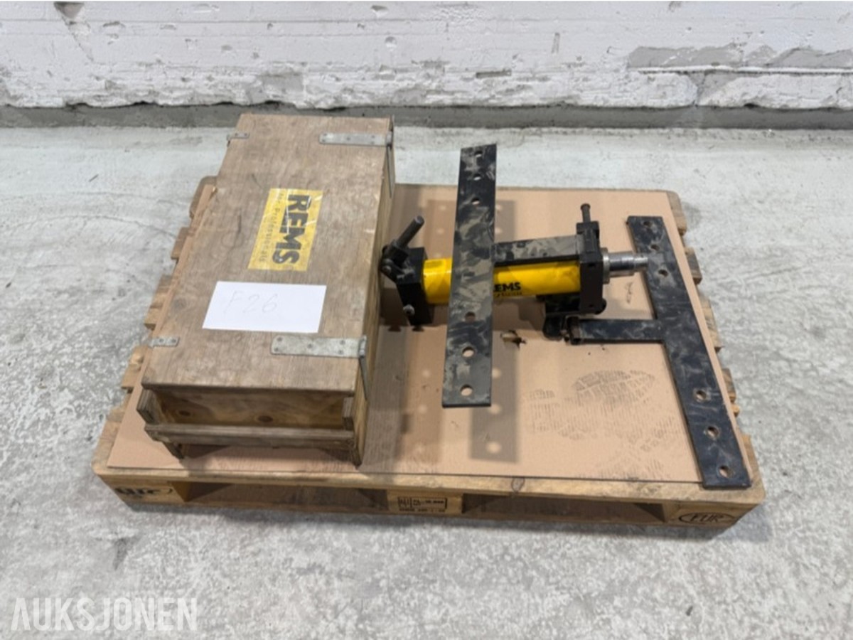 REMS Python hydraulisk rørbøyer med bøyeformer