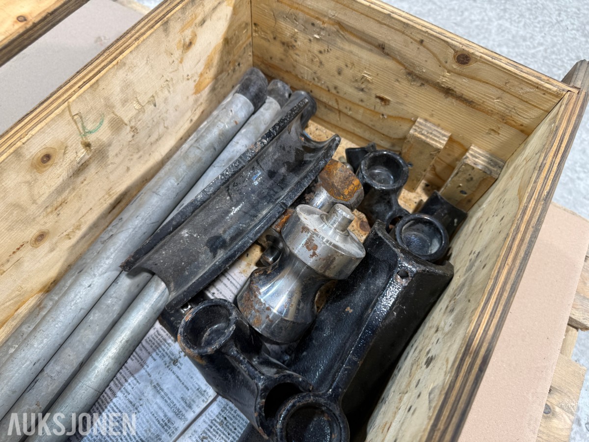 REMS Python hydraulisk rørbøyer med bøyeformer