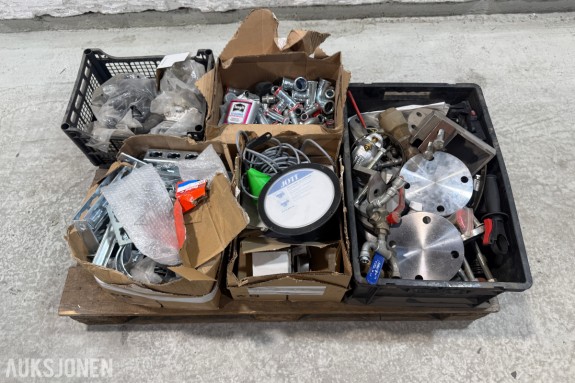 VVS- og installasjonsmateriell – Joti, Ahlsell, flenser, presskoblinger og ventiler
