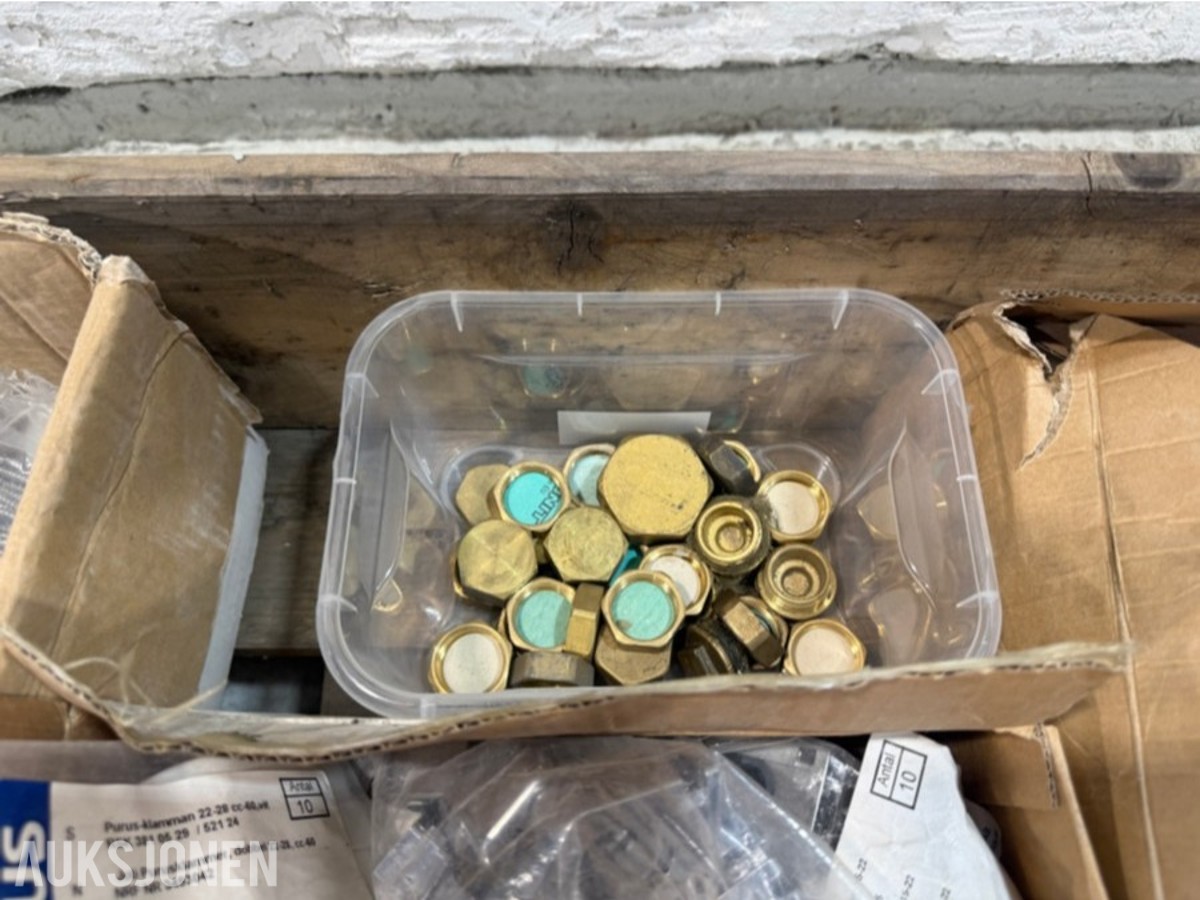 VVS-materiell, festemidler og innreguleringsventiler