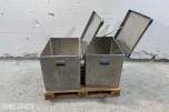 2 stk Zarges transportkasser i aluminium med lokk
