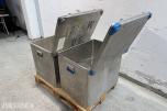 2 stk Zarges transportkasser i aluminium med lokk