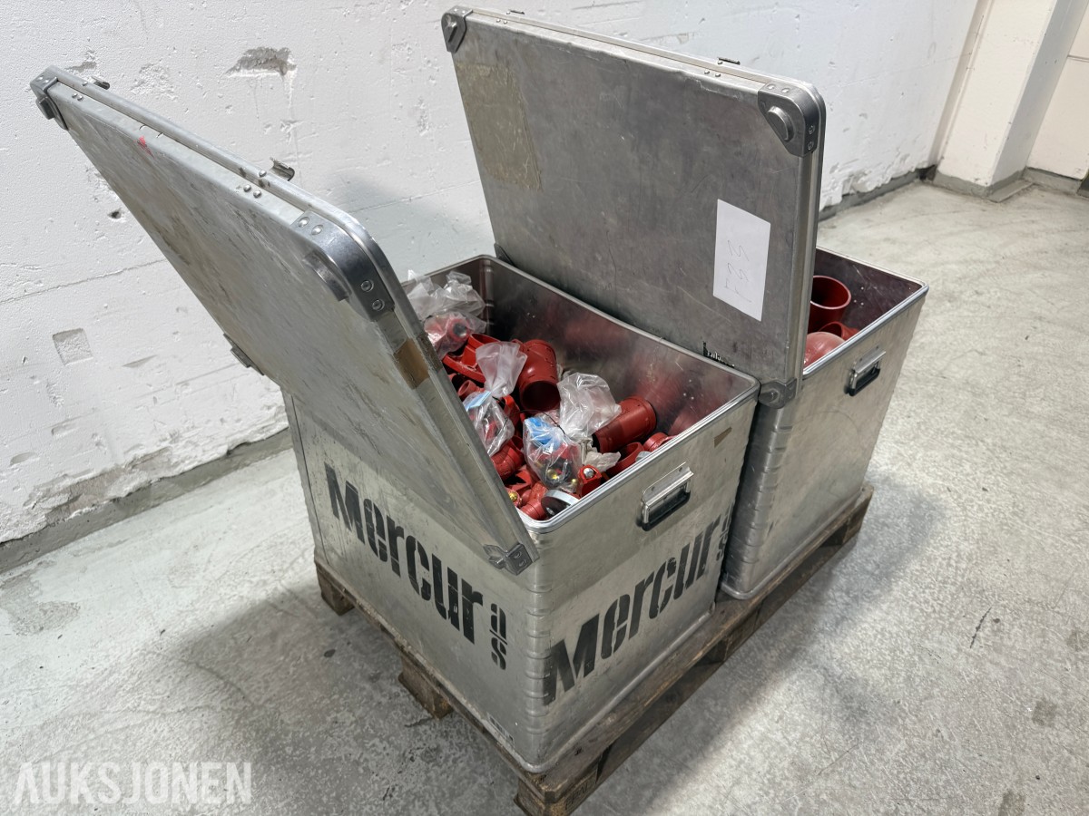 A-SML støpejernsdeler og rørkoblinger – 386 kg
