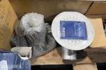 Parti VVS-materiell, rørdeler, koblinger og Zarges aluminiumskasser