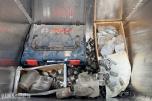 Parti VVS-materiell, rørdeler, koblinger og Zarges aluminiumskasser