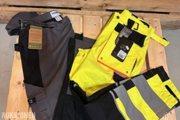 Diverse arbeidsbukser. Sommer og vinter. HH, Fristads, Wenaas, BS, Projob, Blåklader.