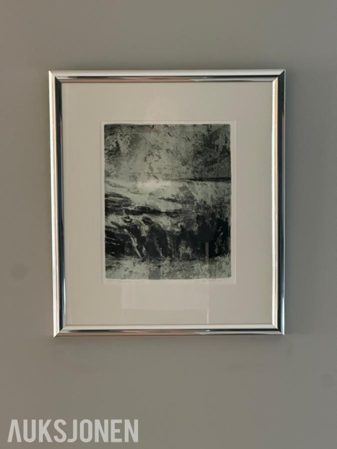 1992 Kaare Espolin Johnson Uværslys Litografi