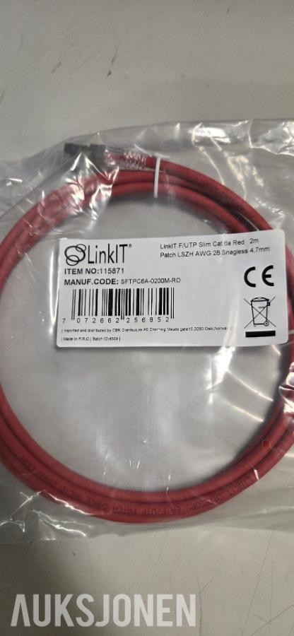 Diverse Plugg, Kabel, Rack, Installasjons matriel