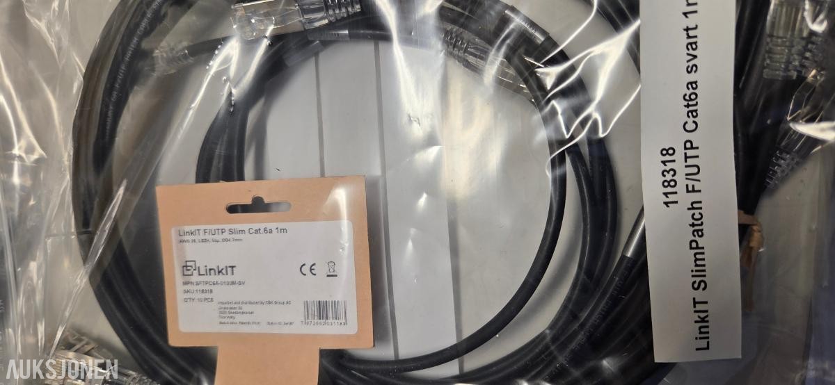 Diverse Plugg, Kabel, Rack, Installasjons matriel