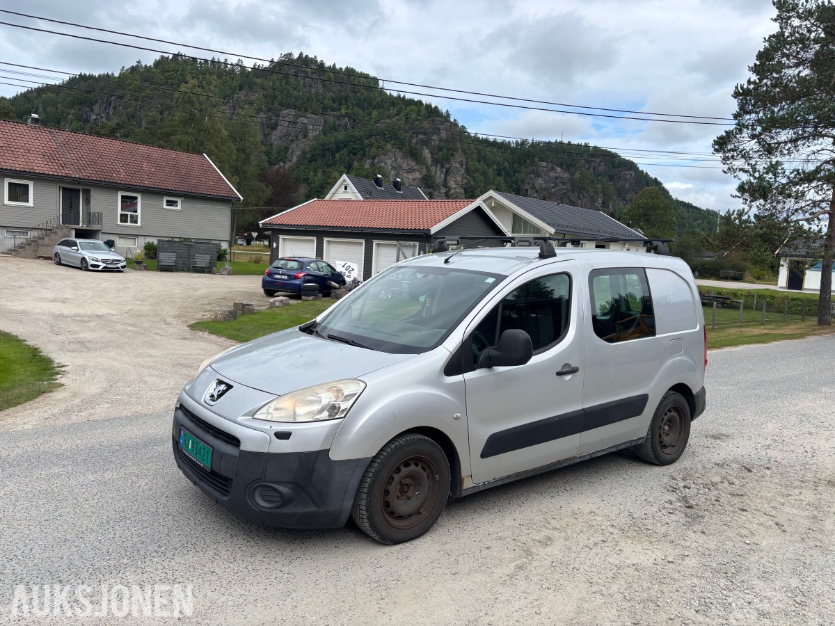 2009 Peugeot PARTNER 1.6-90 D REP OBJEKT / DELEBIL