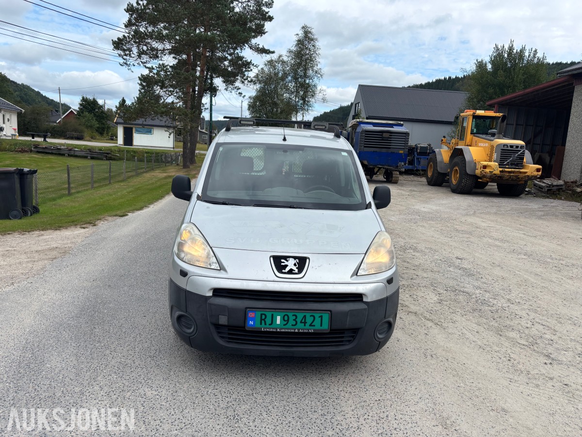 2009 Peugeot PARTNER 1.6-90 D REP OBJEKT / DELEBIL
