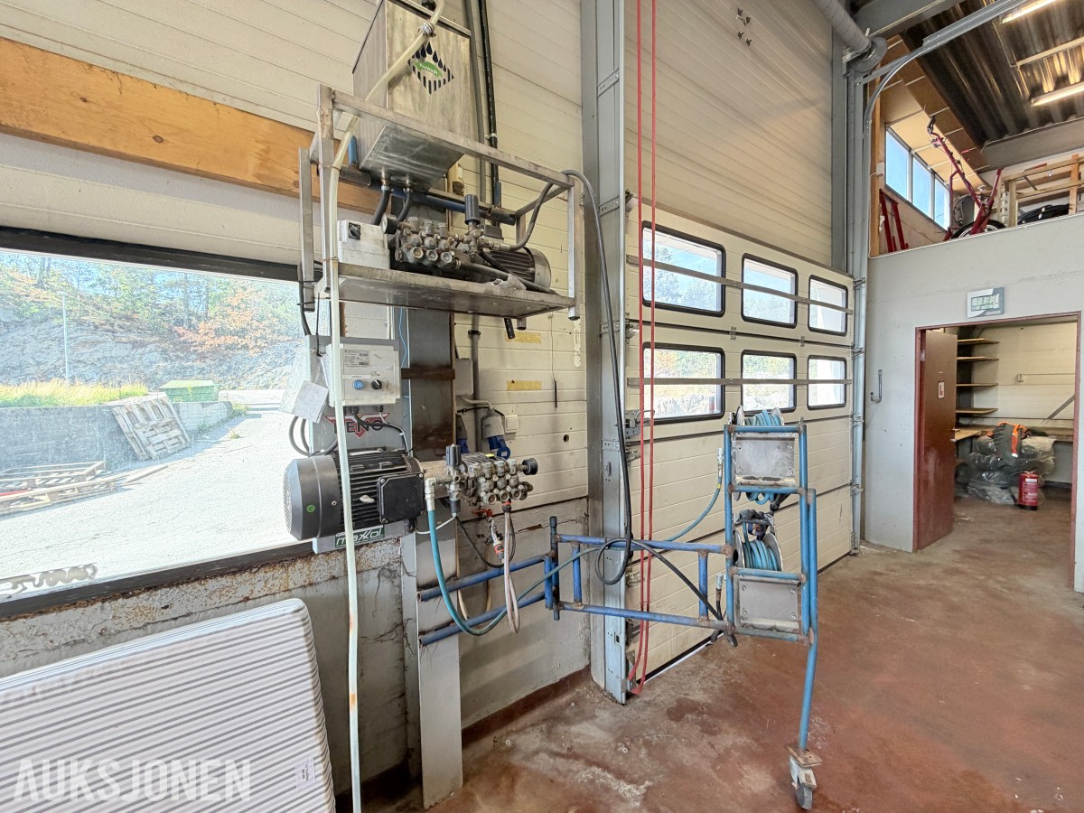 RENO SE175/15 KOMPLETT VASKEANLEGG MED HØYTRYKK OG SÅPEFUNKSJON