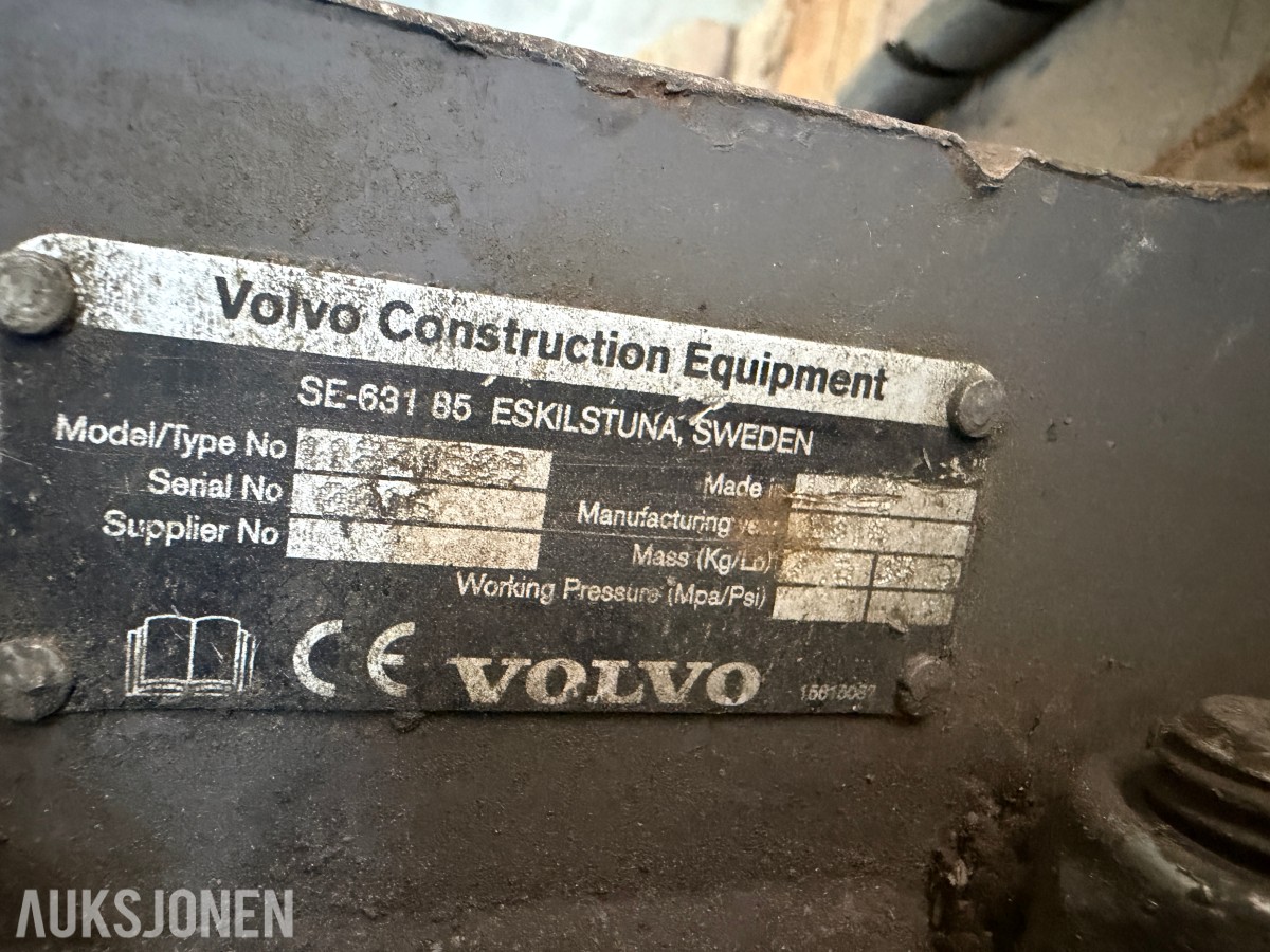 Volvo Pigghammer for gravemaskin