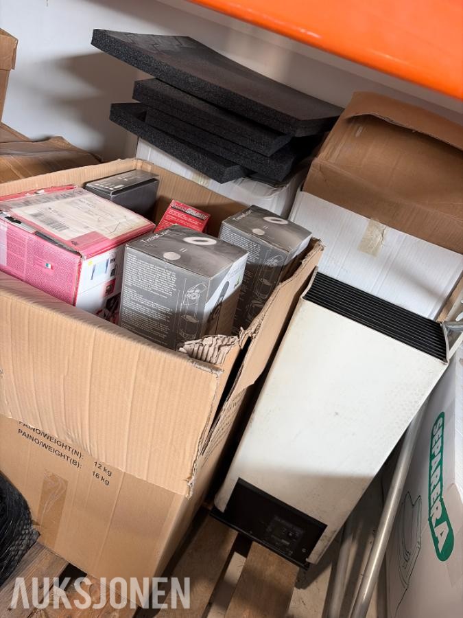 Ting til hytte Safire, vifte, toalett, varmeovn