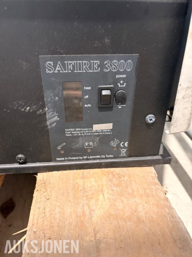 Ting til hytte Safire, vifte, toalett, varmeovn