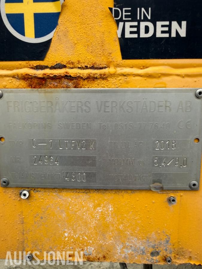 2018 Volvo FH540 krokbil, komplett brøyterigget
