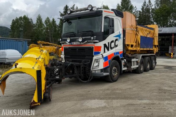 2018 Volvo FH540 krokbil, komplett brøyterigget