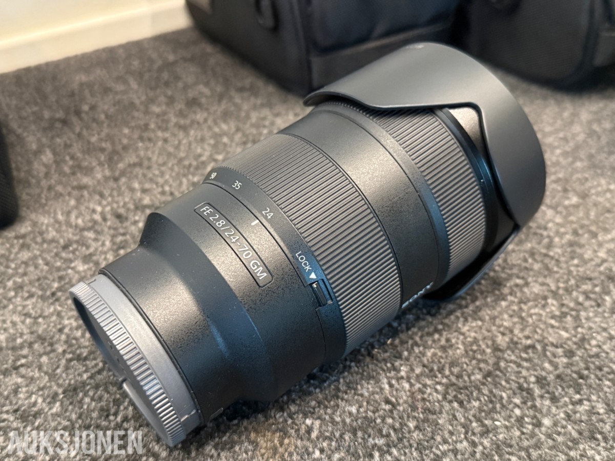 Sony α7R V kamerapakke med fire G Master-objektiver og kamerasekk