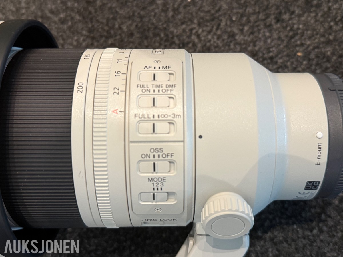 Sony α7R V kamerapakke med fire G Master-objektiver og kamerasekk