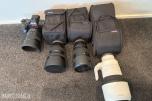 Sony α7R V kamerapakke med fire G Master-objektiver og kamerasekk