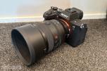 Sony α7R V kamerapakke med fire G Master-objektiver og kamerasekk