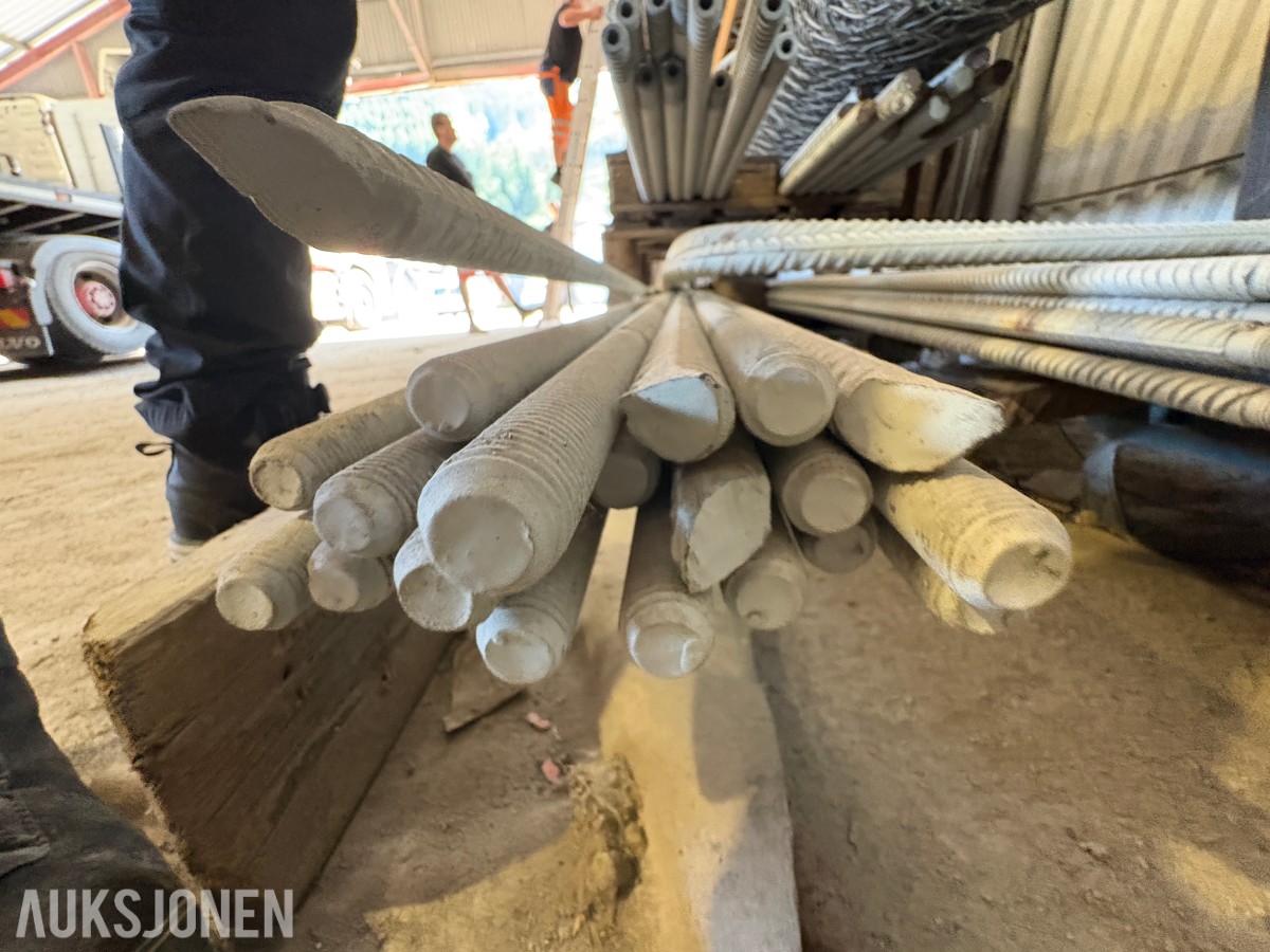 Parti med utstyr for tunnel- og bergsikring