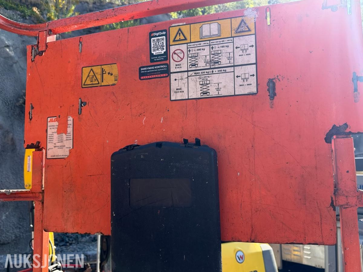2007 JLG 2646ES sakselift - 10 meter arbeidshøyde