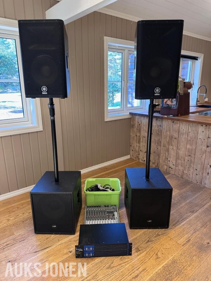 2010 PA-anlegg Yamaha DXR12, LEM spn12SA ++