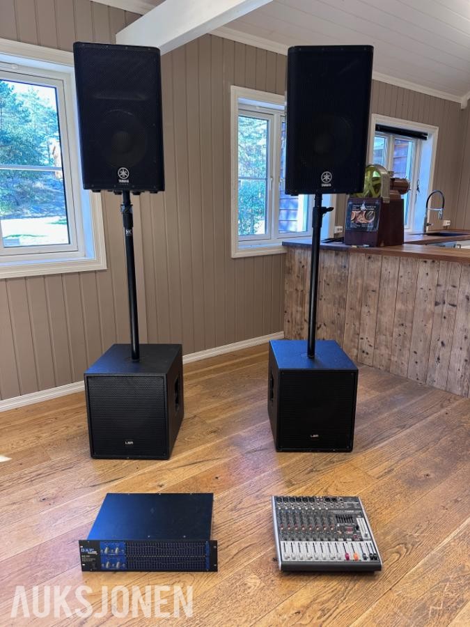2010 PA-anlegg Yamaha DXR12, LEM spn12SA ++