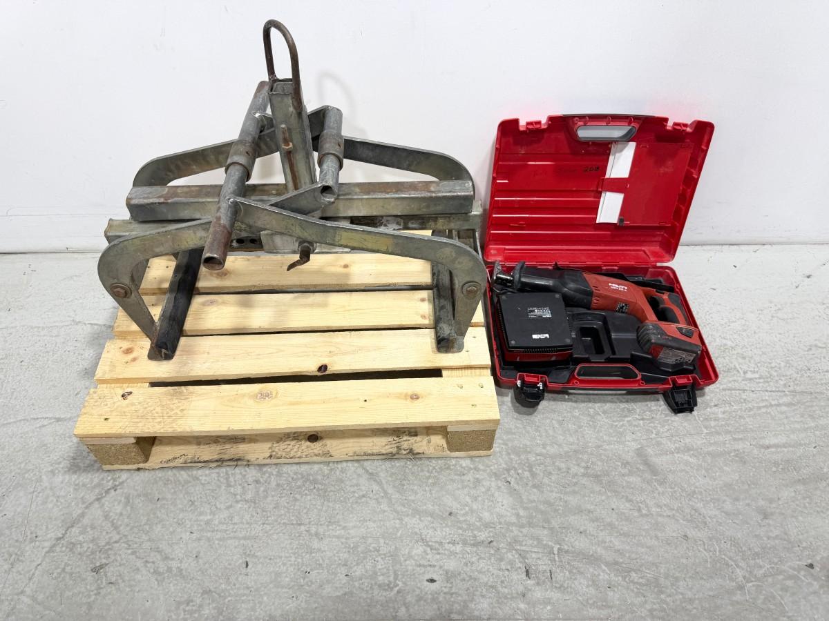 Hilti WSR 22-A bajonettsag med batteri, lader og løfteklype